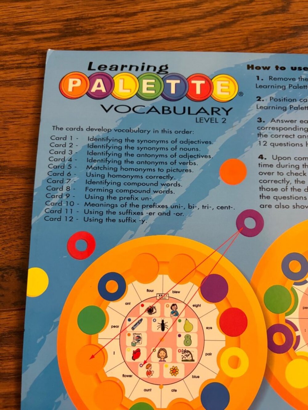 Learning Palette Reading Set 2 Bases & 8 Card Packs Grades 1-2 Set B S3 - Picture 14 of 16